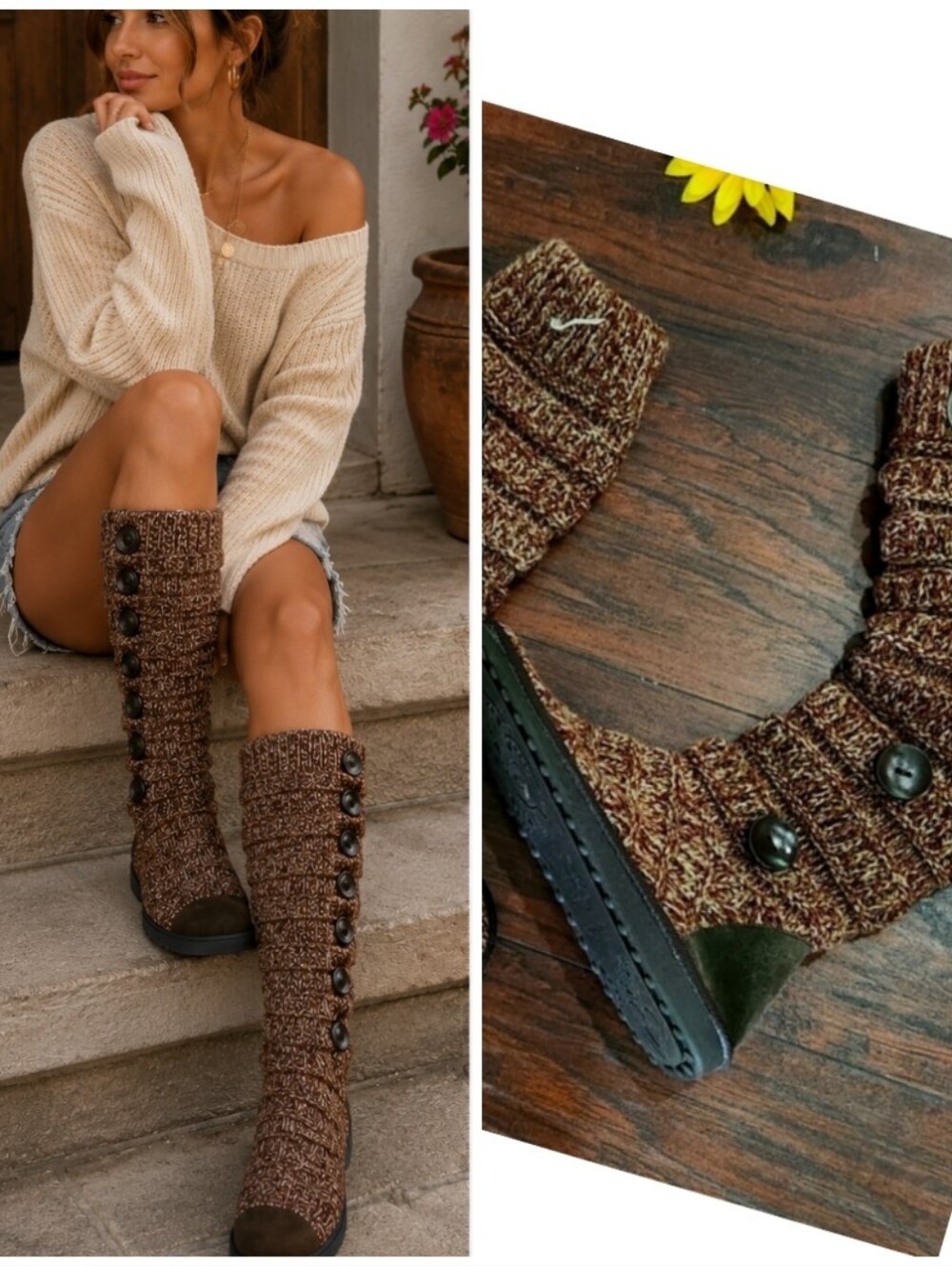 Muk Luks Women's Miranda  Boot Size 7